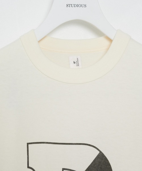 blurhms（ブラームス）の「【blurhms】b-ROOTSTOCK 88/12 Print Tee WIDE（Tシャツ/カットソー・メンズ・グレー/アイボリー・3/2）」の13枚目の写真