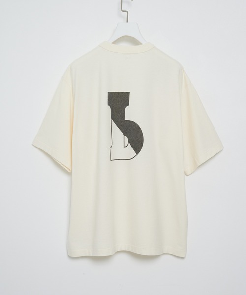 blurhms（ブラームス）の「【blurhms】b-ROOTSTOCK 88/12 Print Tee WIDE（Tシャツ/カットソー・メンズ・グレー/アイボリー・3/2）」の16枚目の写真