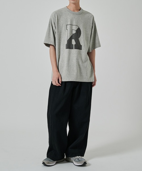 blurhms（ブラームス）の「【blurhms】b-ROOTSTOCK 88/12 Print Tee WIDE（Tシャツ/カットソー・メンズ・グレー/アイボリー・3/2）」の3枚目の写真