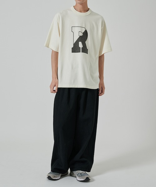 blurhms（ブラームス）の「【blurhms】b-ROOTSTOCK 88/12 Print Tee WIDE（Tシャツ/カットソー・メンズ・グレー/アイボリー・3/2）」の4枚目の写真