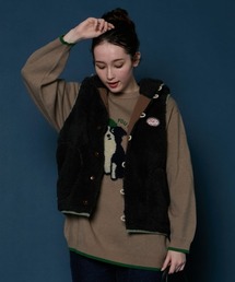 新品タグつき⭐︎ブランベール　フード付き上質ベスト　グレー トップス/ベスト/ジレ ｜GRAND-BACK | TAKA-Q ONLINE SHOP
