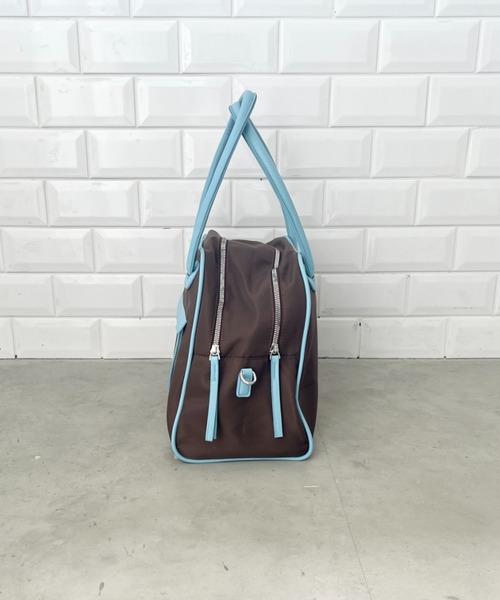 CLEA（クレア）の「ダブルジップボストンバッグ（ボストンバッグ・レディース・ブラック/ブラウン・FREE）」の18枚目の写真