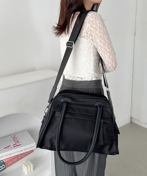 セール】ダブルジップボストンバッグ（ボストンバッグ）｜CLEA（クレア