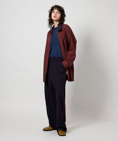 6(ROKU)＞コットン ジップ シャツ ジャケット（その他アウター）｜6