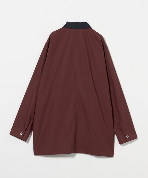 6（ロク）の「＜6(ROKU)＞コットン ジップ シャツ ジャケット（その他アウター・レディース・その他1/ワイン・38/36）」の6枚目の写真