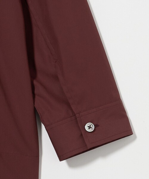 6（ロク）の「＜6(ROKU)＞コットン ジップ シャツ ジャケット（その他アウター・レディース・その他1/ワイン・38/36）」の8枚目の写真
