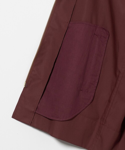 6（ロク）の「＜6(ROKU)＞コットン ジップ シャツ ジャケット（その他アウター・レディース・その他1/ワイン・38/36）」の12枚目の写真