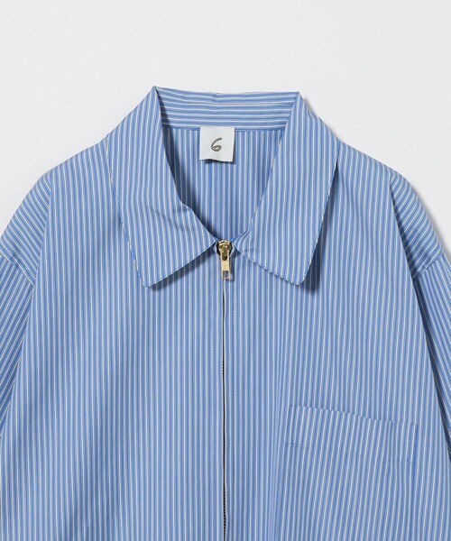 6（ロク）の「＜6(ROKU)＞コットン ジップ シャツ ジャケット（その他アウター・レディース・その他1/ワイン・38/36）」の17枚目の写真