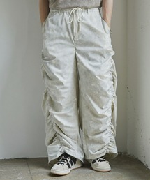 Spielio（シュピーリオ）の「【Spielio】Fade patterned shirred design pants/ フェード柄シャーリングデザインパンツ（その他パンツ）」