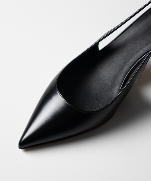 ESTNATION（エストネーション）の「ESTNATION / スリングバック パンプス（パンプス・レディース・ダークブラウン/ブラック・35.5/36/36.5/37）」の7枚目の写真