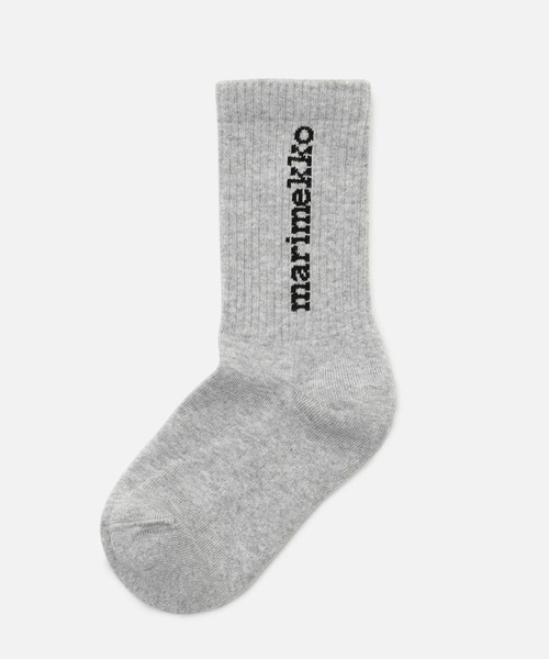 marimekko（マリメッコ）の「【kioski】 Puikea Logo / socks（ソックス/靴下・レディース・ライトグレー・40/37/34）」の2枚目の写真