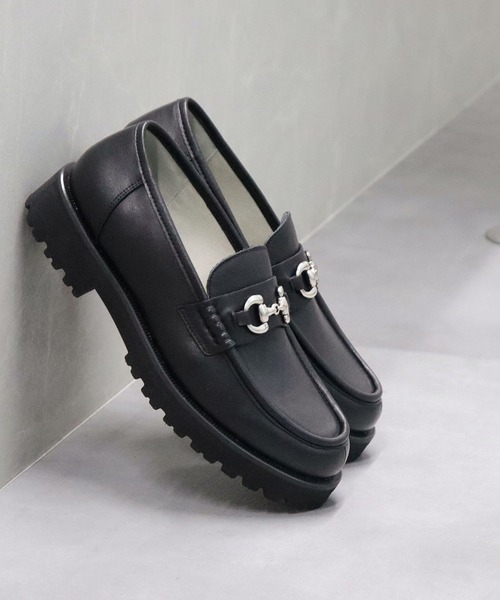 glabella(グラベラ)の「本革(牛革)ホースビット レザーローファー(ローファー・メンズ・ブラック・L/M/S)」の22枚目の写真
