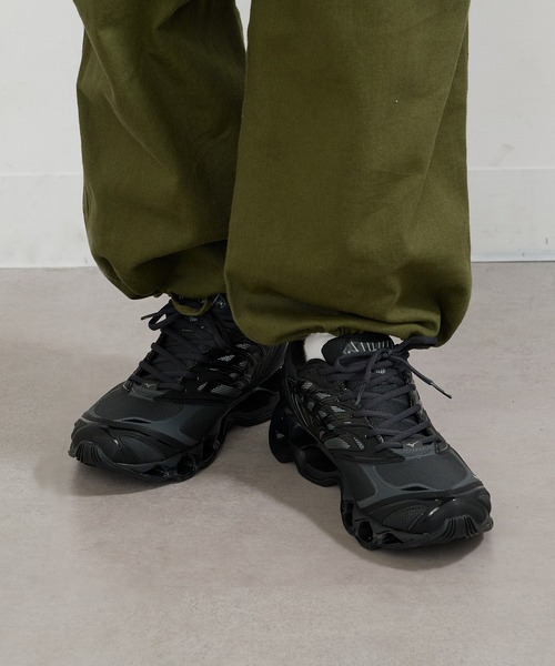 MIZUNO(ミズノ )の「【MIZUNO】WAVE PROPHECY LS GTX ゴアテックス 防水 スニーカー(スニーカー・メンズ・ブラック・23.5cm/24cm/24.5cm/25cm/26.5cm/27cm/27.5cm/28cm/28.5cm)」の9枚目の写真