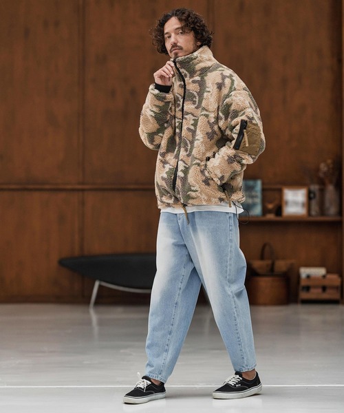 CAMBIO（カンビオ）の「mp13857-Authentic Detail Denim Balloon Silhouette Pants デニムパンツ（デニムパンツ・メンズ・ダークインディゴブルー/ライトインディゴブルー・S/M/L）」の6枚目の写真