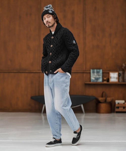 CAMBIO（カンビオ）の「mp13857-Authentic Detail Denim Balloon Silhouette Pants デニムパンツ（デニムパンツ・メンズ・ダークインディゴブルー/ライトインディゴブルー・S/M/L）」の9枚目の写真