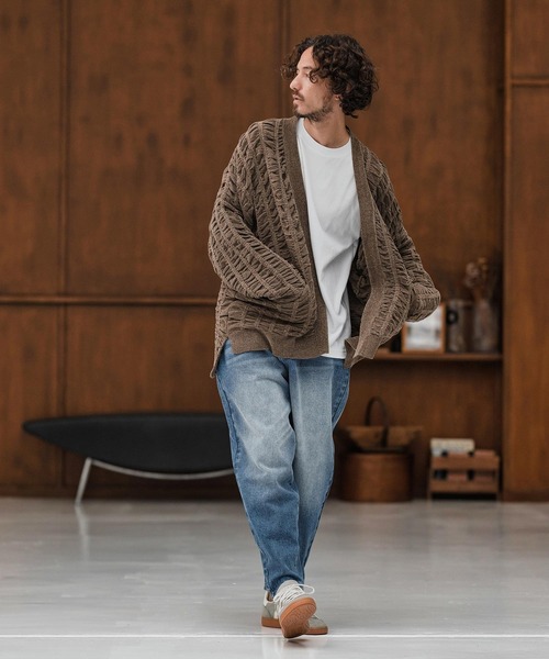 CAMBIO（カンビオ）の「mp13857-Authentic Detail Denim Balloon Silhouette Pants デニムパンツ（デニムパンツ・メンズ・ダークインディゴブルー/ライトインディゴブルー・S/M/L）」の16枚目の写真