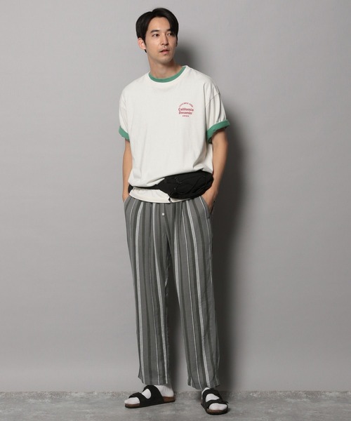 BAYFLOW（ベイフロー）の「[リネン&レーヨン]リラックステーパードパンツ（その他パンツ・メンズ・その他1/ネイビー/ナチュラル・MEDIUM/LARGE）」の7枚目の写真