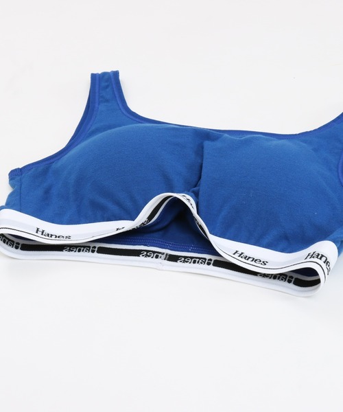 HANES（ヘインズ）の「【Hanes/ヘインズ】レディース ハーフトップブラ（その他アンダーウェア/インナー・レディース・ブルー・LARGE/MEDIUM）」の5枚目の写真