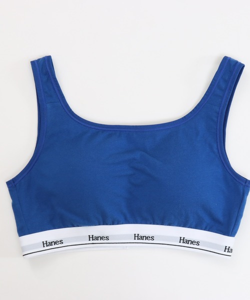 HANES（ヘインズ）の「【Hanes/ヘインズ】レディース ハーフトップブラ（その他アンダーウェア/インナー・レディース・ブルー・LARGE/MEDIUM）」の4枚目の写真