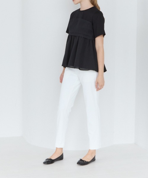 Sono(ソーノ)の「【SONO/ソーノ】ビスチェライクバブルJQプルオーバー(Tシャツ/カットソー・レディース・ブラック/ネイビー・F)」の13枚目の写真