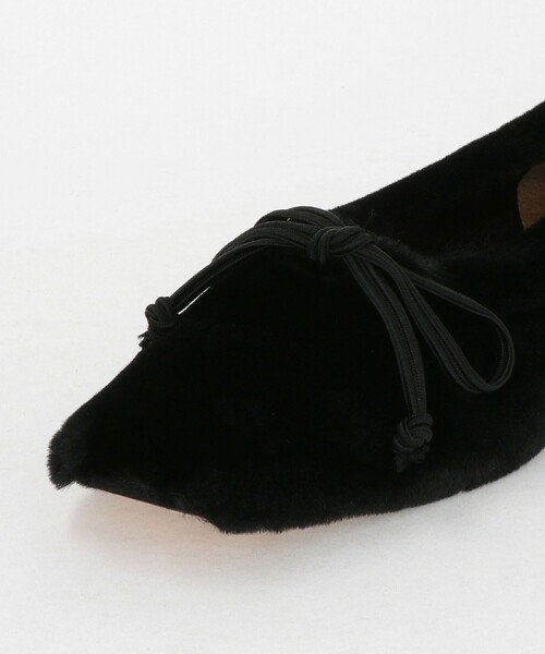 Pippichic（ピッピシック）の「＜PIPPICHIC＞AMBER フェイクファー バレエシューズ（バレエシューズ・レディース・ブラック・37h/36h/37/36/38）」の10枚目の写真