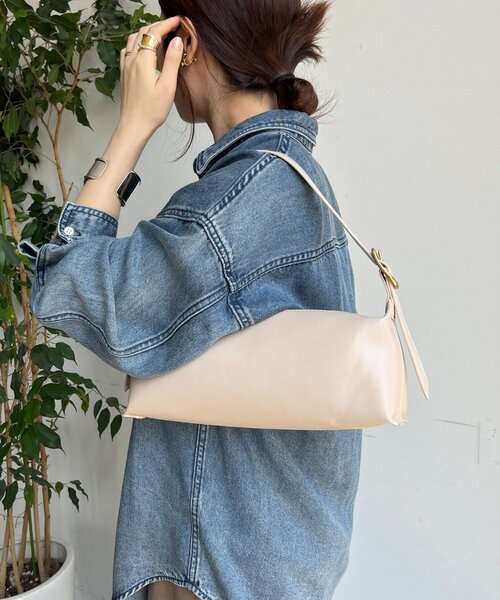 DouDou（ドゥドゥ）の「ワンハンドルバケットバッグ（ショルダーバッグ・レディース・ブラウン/ブラック/アイボリー/イエロー・FREE）」の2枚目の写真