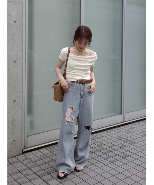 JUMELLE(ジュメロ)の「ダブルリボンサンダル(サンダル・レディース・レッド/ブラック・MEDIUM/SMALL)」の21枚目の写真