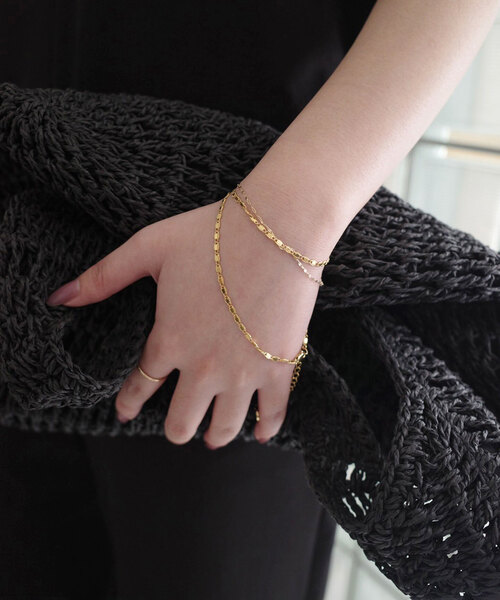 LOUISE DAMAS PARIS（ルイーズダマスパリ）の「《追加3》 LOUISE DAMAS/ルイーズダマス SLOBE別注 2WAYネックレス（ネックレス・レディース・ゴールド・FREE）」の3枚目の写真