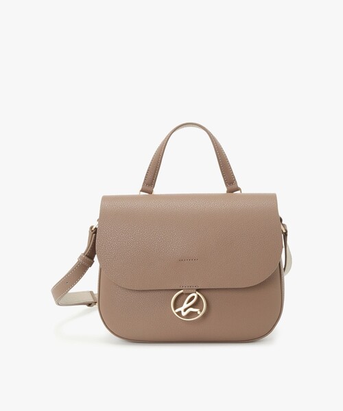 agnes b. 2way ショルダーバッグ ブラウン agnes b.｜アニエスベーのショルダーバッグ（ブラウン/茶色系）通販