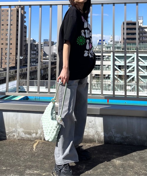 RGY(アールジーワイ)の「【RGY】レトロヒッピービッグシルエットTシャツ(Tシャツ/カットソー・メンズ・ネイビー/ホワイト/ブラック・MEDIUM)」の10枚目の写真