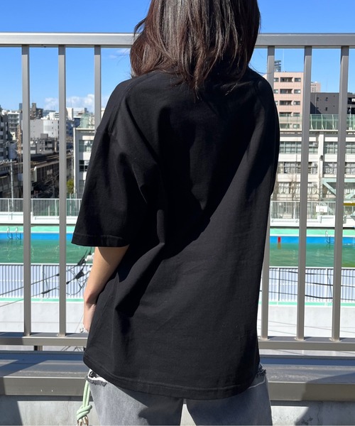 RGY(アールジーワイ)の「【RGY】レトロヒッピービッグシルエットTシャツ(Tシャツ/カットソー・メンズ・ネイビー/ホワイト/ブラック・MEDIUM)」の11枚目の写真
