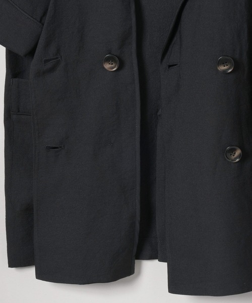 JEANASIS(ジーナシス)の「ルーズWジャケットSS/579604(テーラードジャケット・レディース・アイボリー/ブラック/カーキ系・FREE)」の10枚目の写真