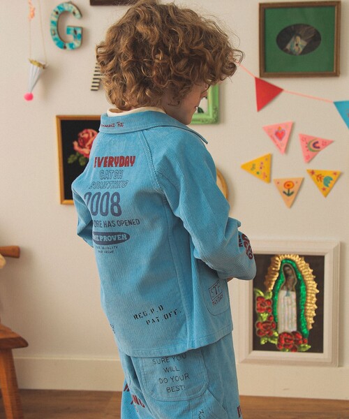 こども ビームス（コドモビームス）の「【別注】PAYDAY / コーデュロイ カバーオール 2025FW（100～160cm）（その他アウター・キッズ・オフホワイト/ブルー・100/110/120/130/140/150/160）」の11枚目の写真