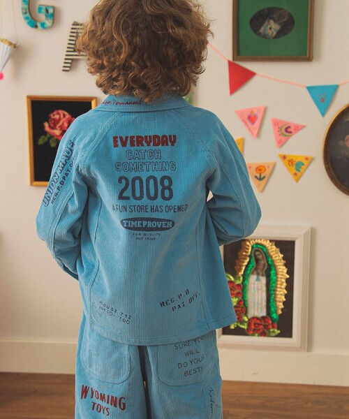 こども ビームス（コドモビームス）の「【別注】PAYDAY / コーデュロイ カバーオール 2025FW（100～160cm）（その他アウター・キッズ・オフホワイト/ブルー・100/110/120/130/140/150/160）」の12枚目の写真