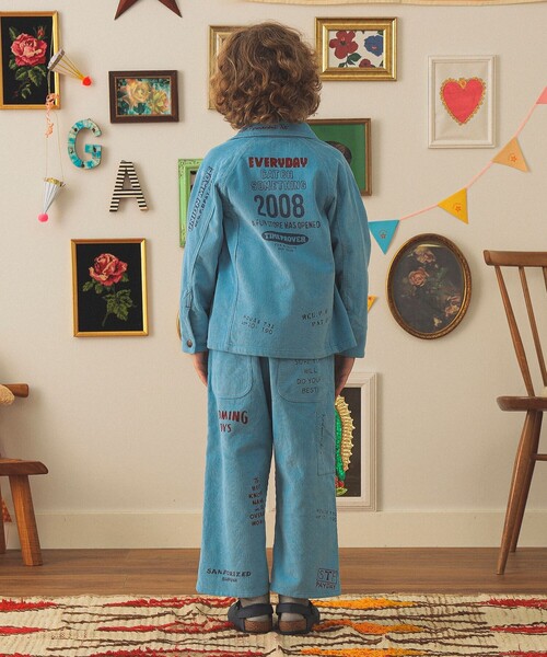 こども ビームス（コドモビームス）の「【別注】PAYDAY / コーデュロイ カバーオール 2025FW（100～160cm）（その他アウター・キッズ・オフホワイト/ブルー・100/110/120/130/140/150/160）」の14枚目の写真