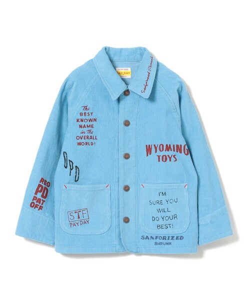 こども ビームス（コドモビームス）の「【別注】PAYDAY / コーデュロイ カバーオール 2025FW（100～160cm）（その他アウター・キッズ・オフホワイト/ブルー・100/110/120/130/140/150/160）」の19枚目の写真