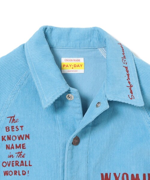 こども ビームス（コドモビームス）の「【別注】PAYDAY / コーデュロイ カバーオール 2025FW（100～160cm）（その他アウター・キッズ・オフホワイト/ブルー・100/110/120/130/140/150/160）」の21枚目の写真