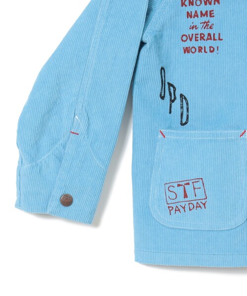 こども ビームス（コドモビームス）の「【別注】PAYDAY / コーデュロイ カバーオール 2025FW（100～160cm）（その他アウター・キッズ・オフホワイト/ブルー・100/110/120/130/140/150/160）」の22枚目の写真