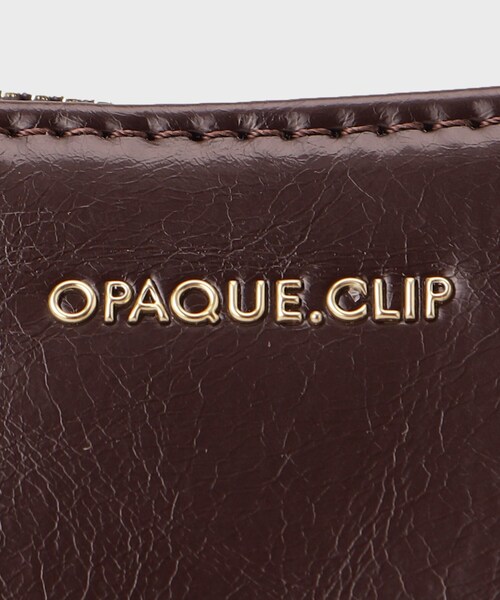 OPAQUE.CLIP(オペークドットクリップ)の「【軽量】オイル調合皮ムーンショルダーバッグ(ショルダーバッグ・レディース・ブラック/ブラウン系その他・00)」の16枚目の写真