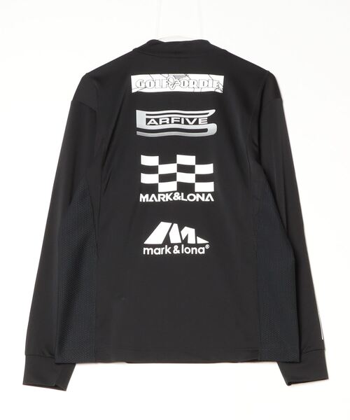 MARK & LONA(マークアンドロナ)の「Viper Mock Neck Long Sleeve Top | MEN(Tシャツ/カットソー・メンズ・ブラック/ホワイト・48/50/46)」の3枚目の写真