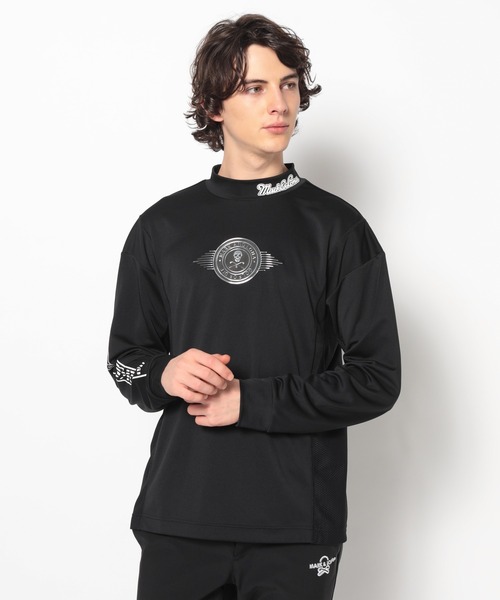 MARK & LONA(マークアンドロナ)の「Viper Mock Neck Long Sleeve Top | MEN(Tシャツ/カットソー・メンズ・ブラック/ホワイト・48/50/46)」の2枚目の写真