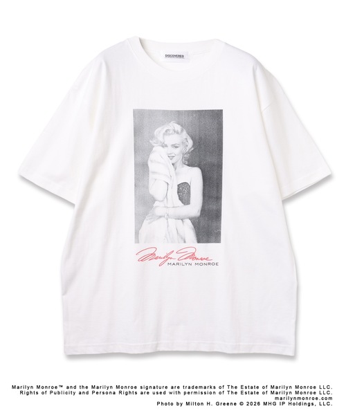 DISCOVERED(ディスカバード)の「MARILYN MONROE TEE (SELF-PORTRAIT)(Tシャツ/カットソー・メンズ・ホワイト/ブラック・1/2/4/3)」の2枚目の写真