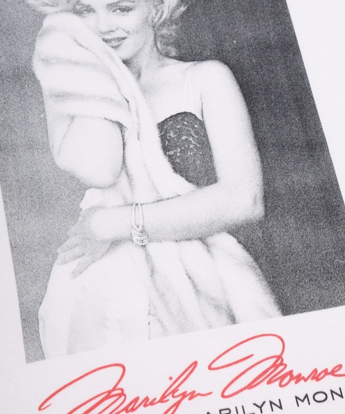 DISCOVERED(ディスカバード)の「MARILYN MONROE TEE (SELF-PORTRAIT)(Tシャツ/カットソー・メンズ・ホワイト/ブラック・1/2/4/3)」の4枚目の写真