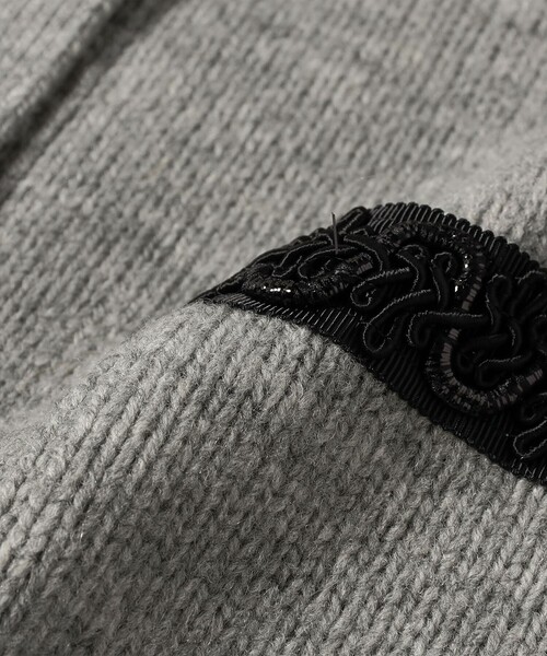 EFFE BEAMS（エッフェビームス）の「3G ウール ジャケット カーディガン（カーディガン/ボレロ・レディース・ネイビー/ライトグレー・ONE SIZE）」の20枚目の写真