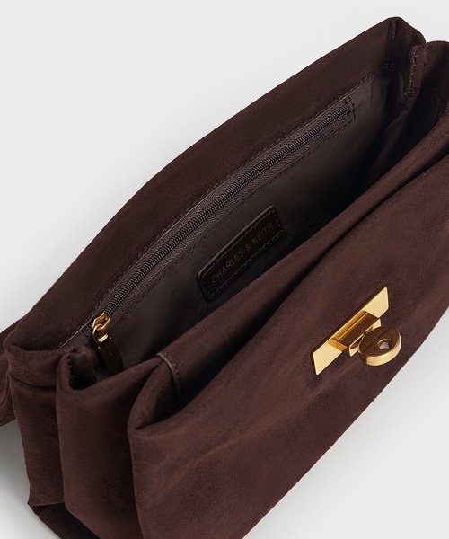 CHARLES & KEITH◆Kerry チェーンハンドル クロスボディバッグ M CHARLES ＆ KEITH ショルダーバッグ バッグ Kerry ケリー