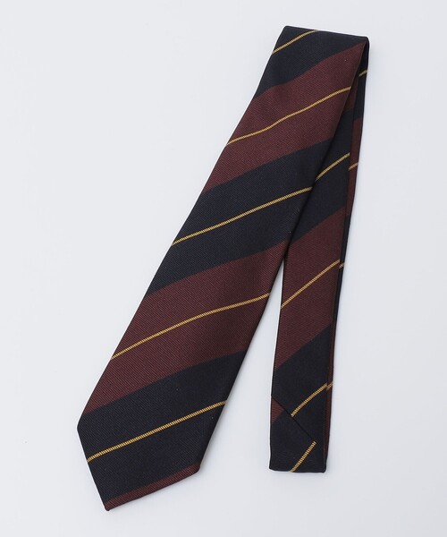 SHIPS（シップス）の「Puccini: シルク ブークレ レジメンタル ネクタイ（ネクタイ・メンズ・ネイビー/ダークブルー/コバルトブルー・1）」の6枚目の写真