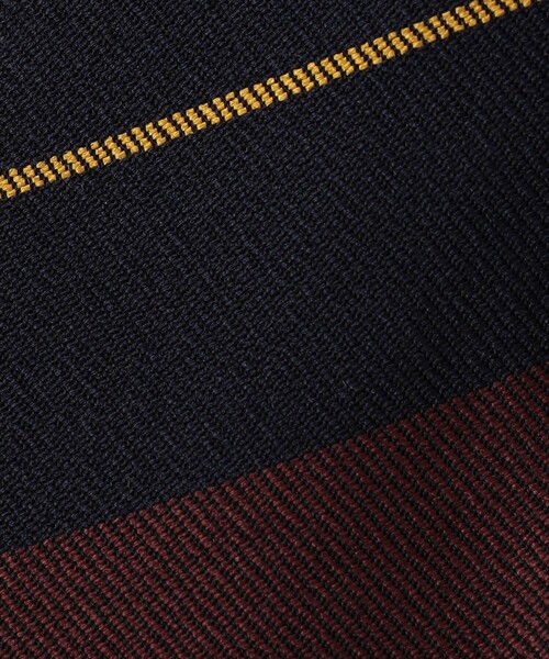 SHIPS（シップス）の「Puccini: シルク ブークレ レジメンタル ネクタイ（ネクタイ・メンズ・ネイビー/ダークブルー/コバルトブルー・1）」の8枚目の写真