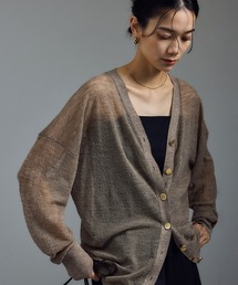 SALON adam et rope'（サロン アダム エ ロペ）の「シアークレープVネックカーディガン（カーディガン/ボレロ）」