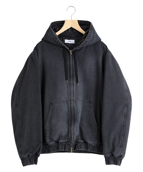 marka（マーカ）の「marka / マーカ：WORKERS PARKA -ORGANIC COTTON DUCK-：M25C01BL01C[COR]（その他アウター・メンズ・ブラック/ネイビー・2(M)/1(S)/3(L)）」の2枚目の写真