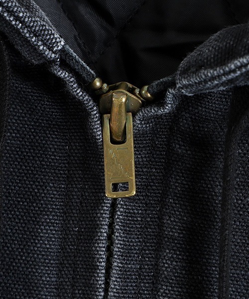 marka（マーカ）の「marka / マーカ：WORKERS PARKA -ORGANIC COTTON DUCK-：M25C01BL01C[COR]（その他アウター・メンズ・ブラック/ネイビー・2(M)/1(S)/3(L)）」の4枚目の写真